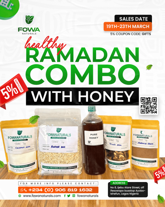 HEALTHY RAMADAN COMBO WITH HONEY